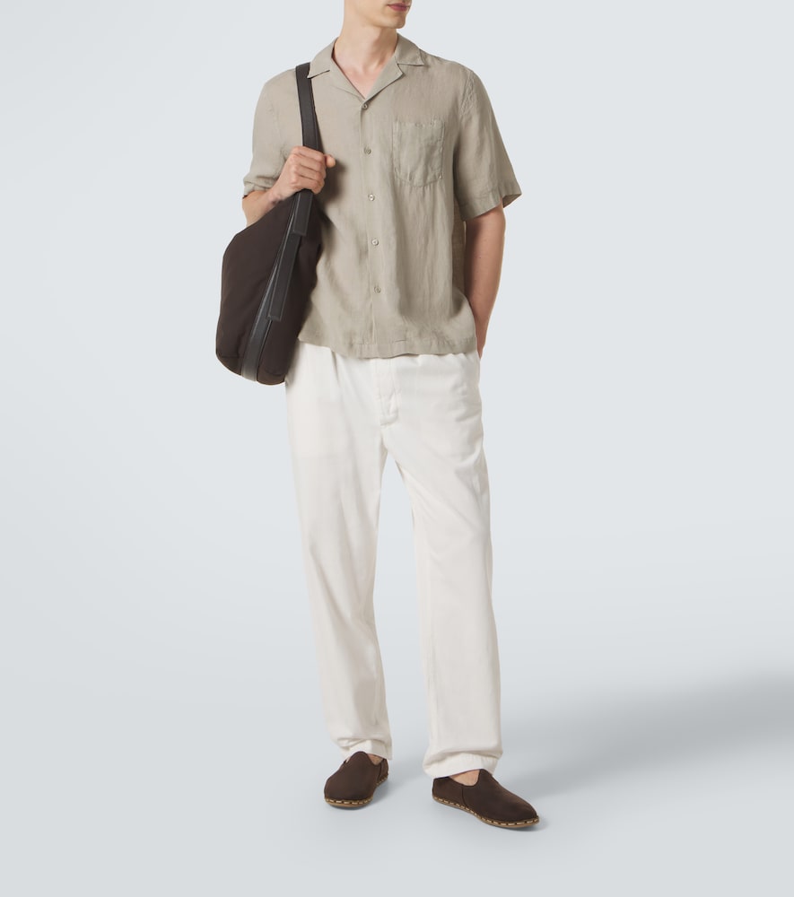 Angelo Linen Bowling Shirt