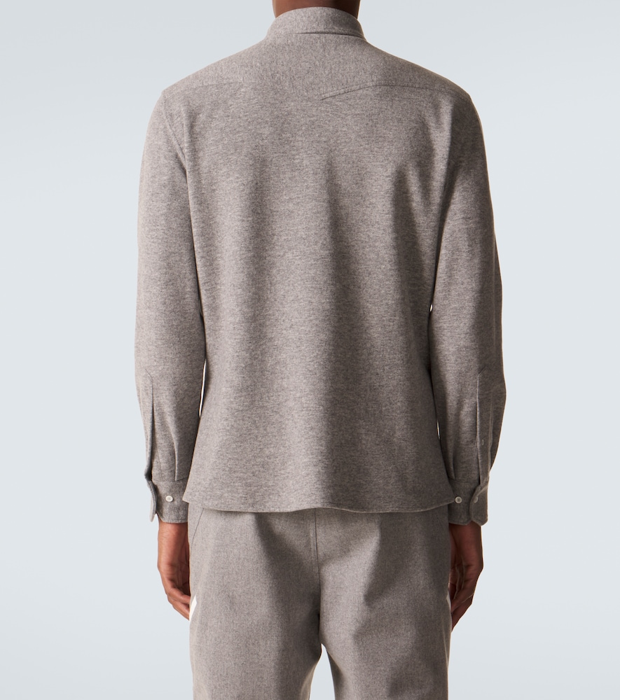 Cashmere And Cotton-Blend Shirt