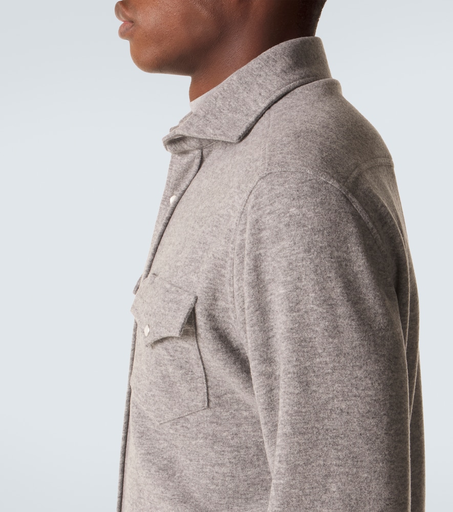 Cashmere And Cotton-Blend Shirt