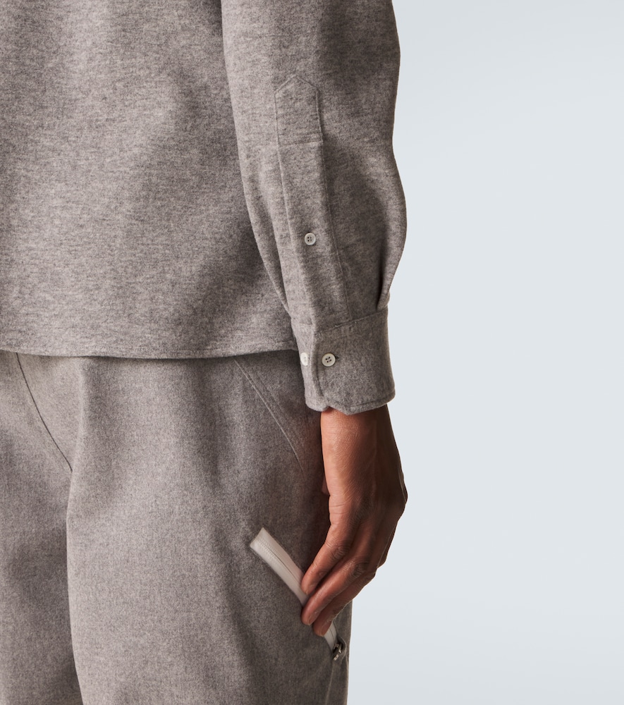 Cashmere And Cotton-Blend Shirt