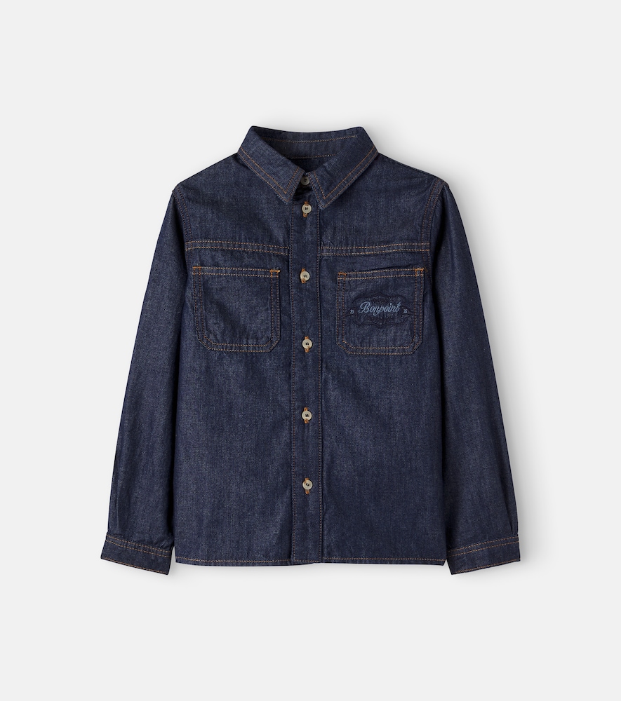 Giacca camicia di jeans in cotone