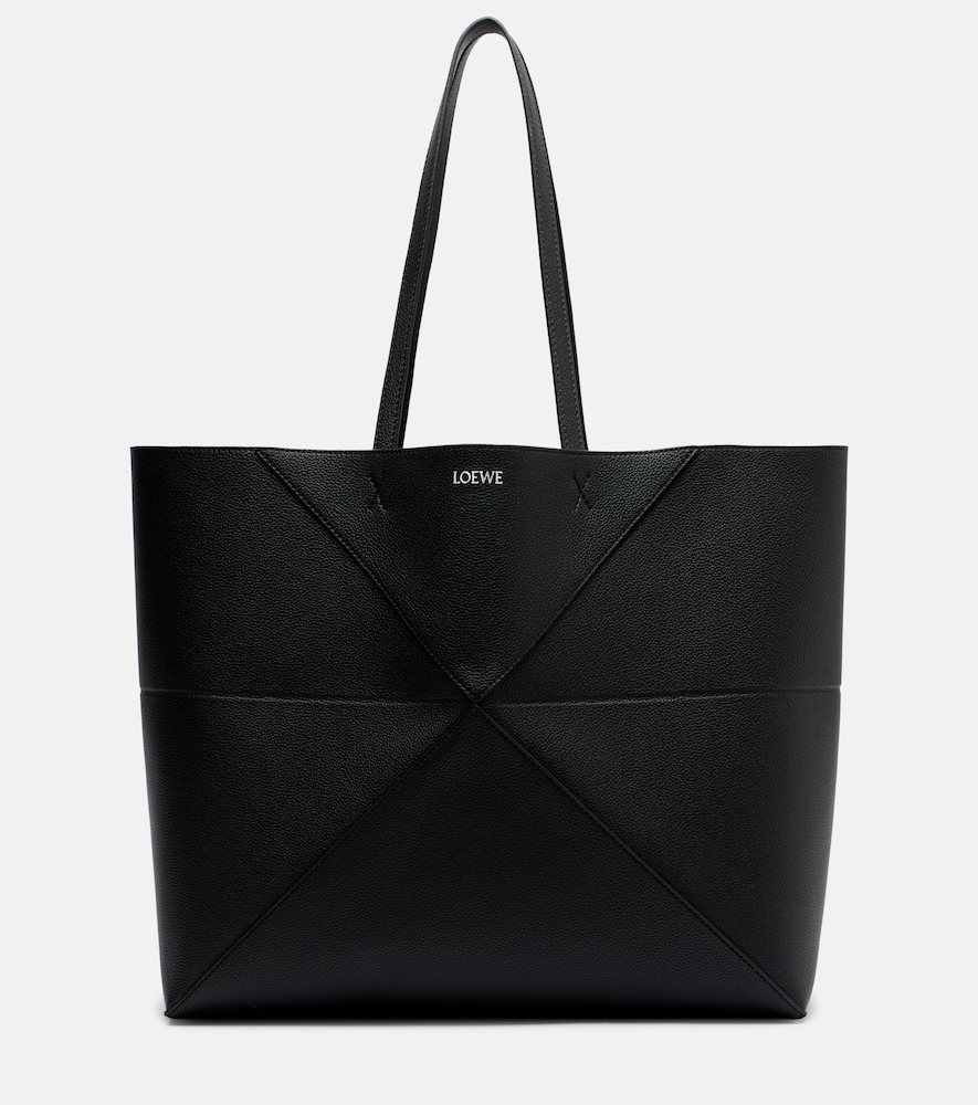 Tote Bag Puzzle Fold Large aus Leder
