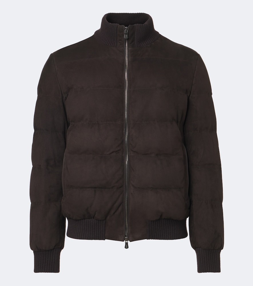 Fedeli Giacca bomber in suede