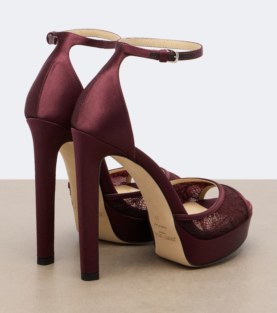 Pattie Lace Platform Sandals