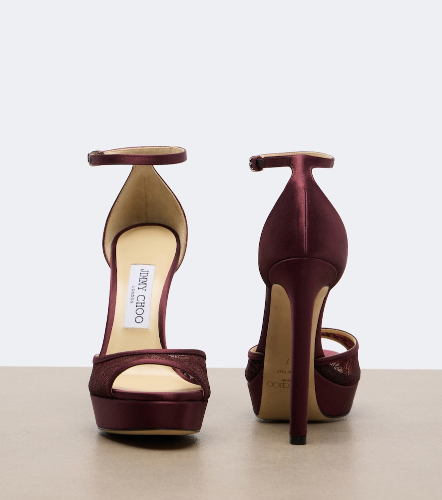 Pattie Lace Platform Sandals