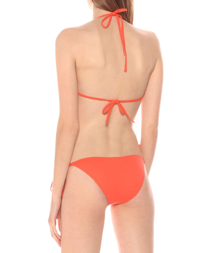 Shop Melissa Odabash Cancun Bikini Top In Orange