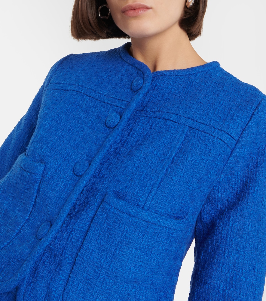  Proenza Schouler Proenza Schouler White Label Cropped-jacke Aus Tweed 