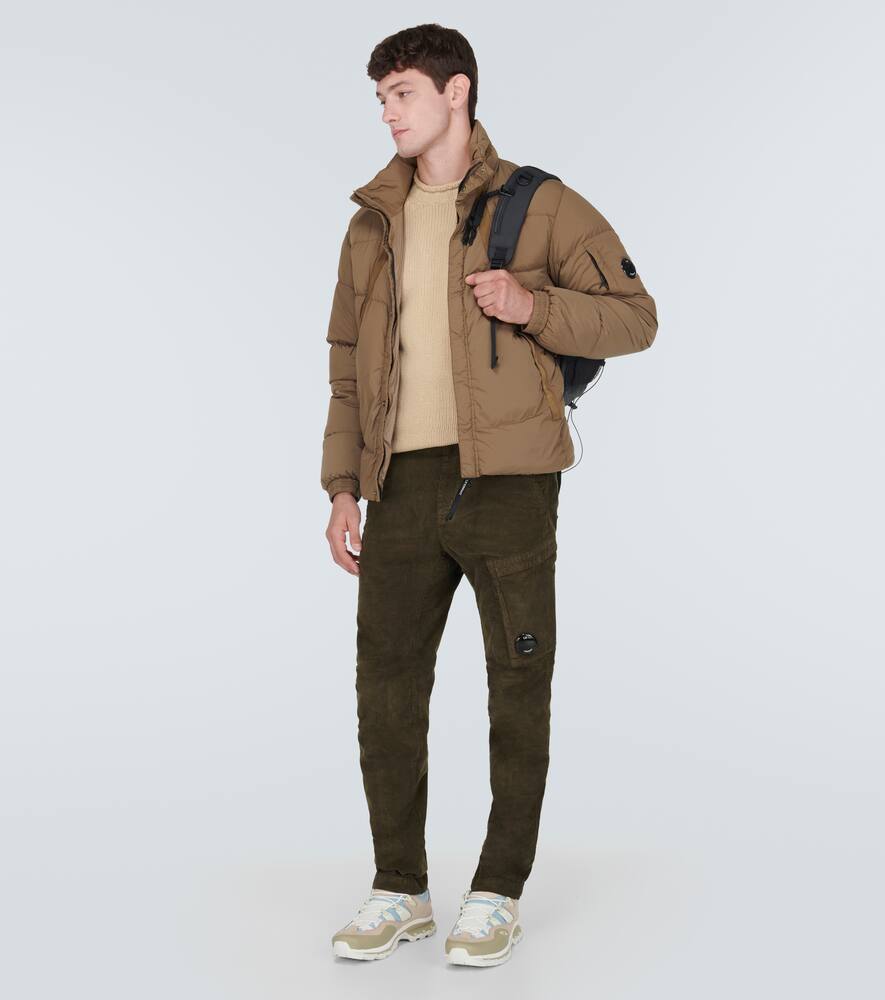C.p. Company Corduroy Straight Pants In Green