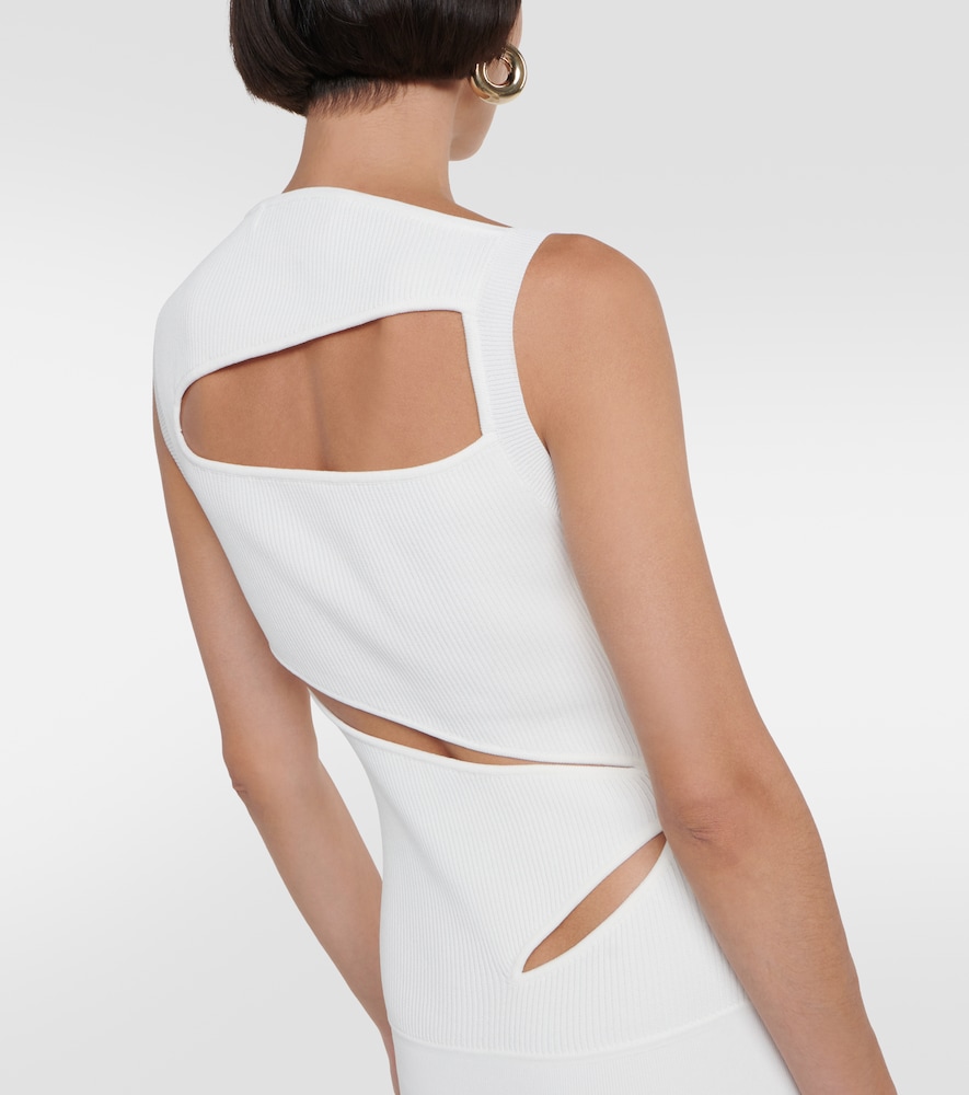  Christopher Esber Christopher Esber Maxikleid Aus Rippstrick 