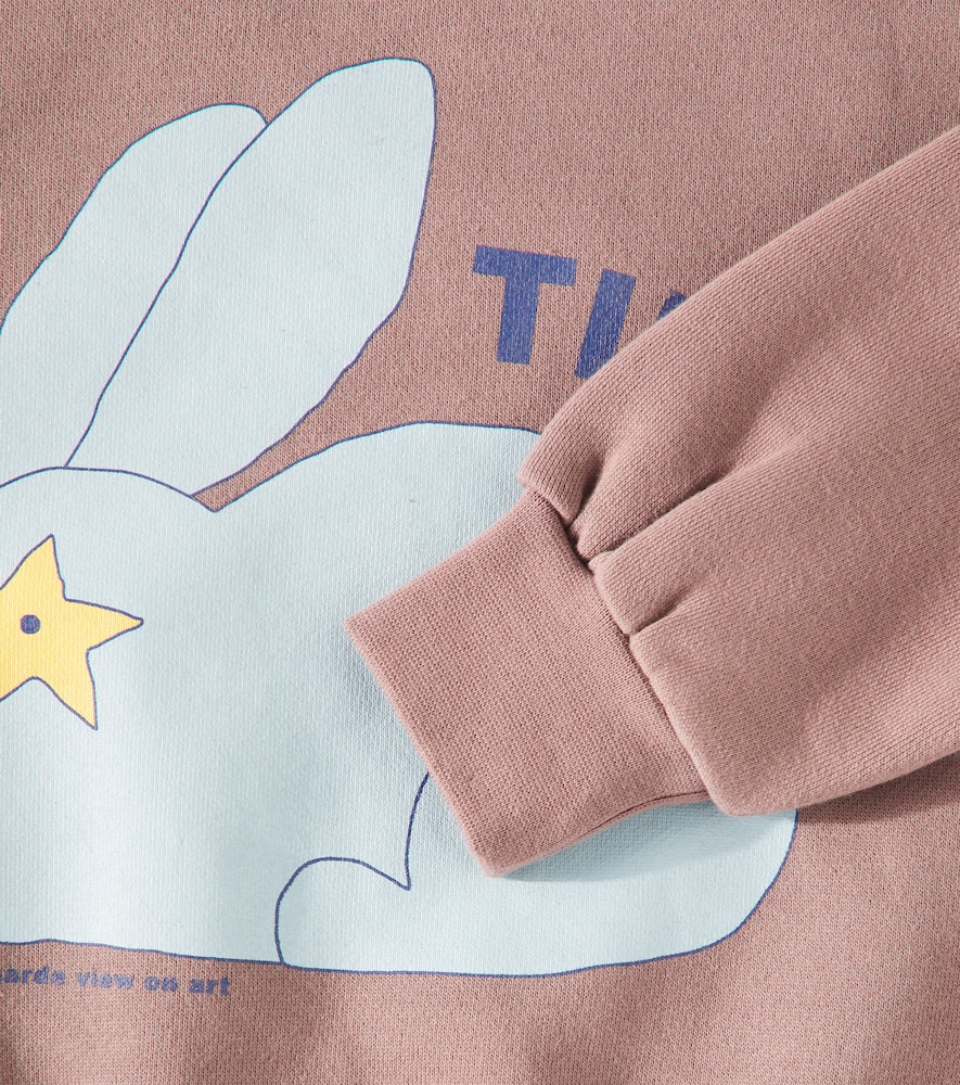  Tinycottons Tinycottons Rabbit Printed Cotton Sweatshirt 