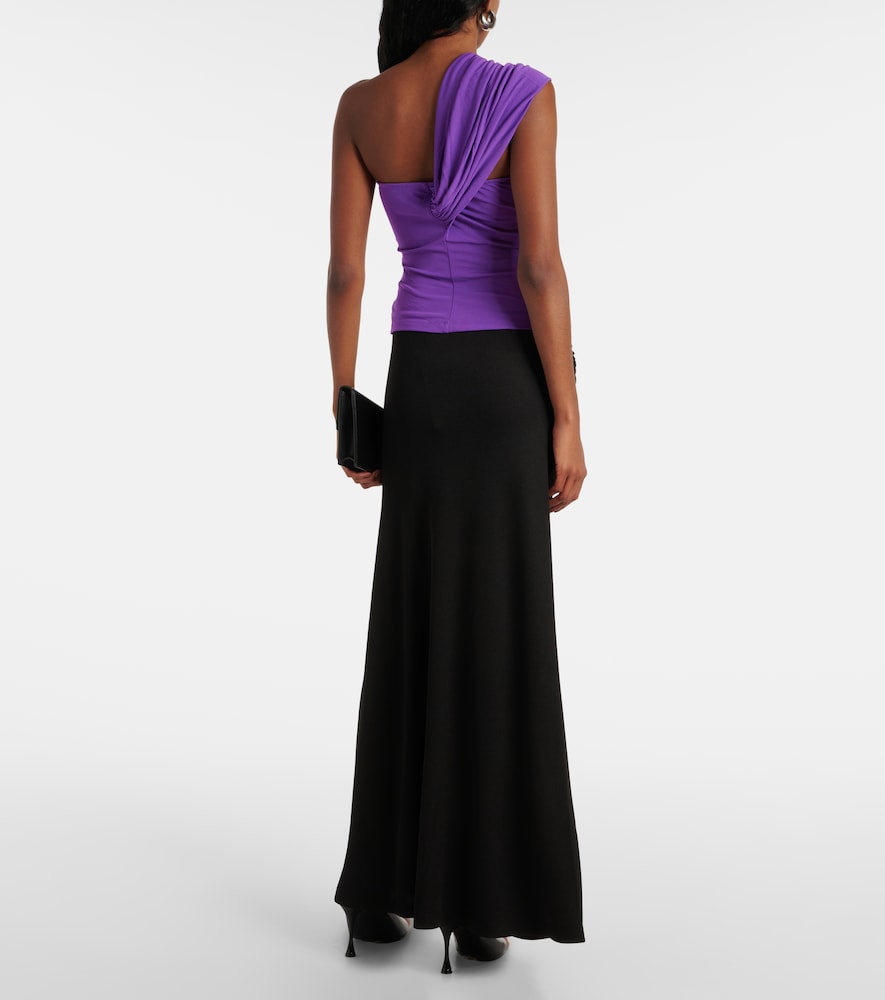 Christopher Esber Christopher Esber Helix Cutout Embellished Jersey Top 