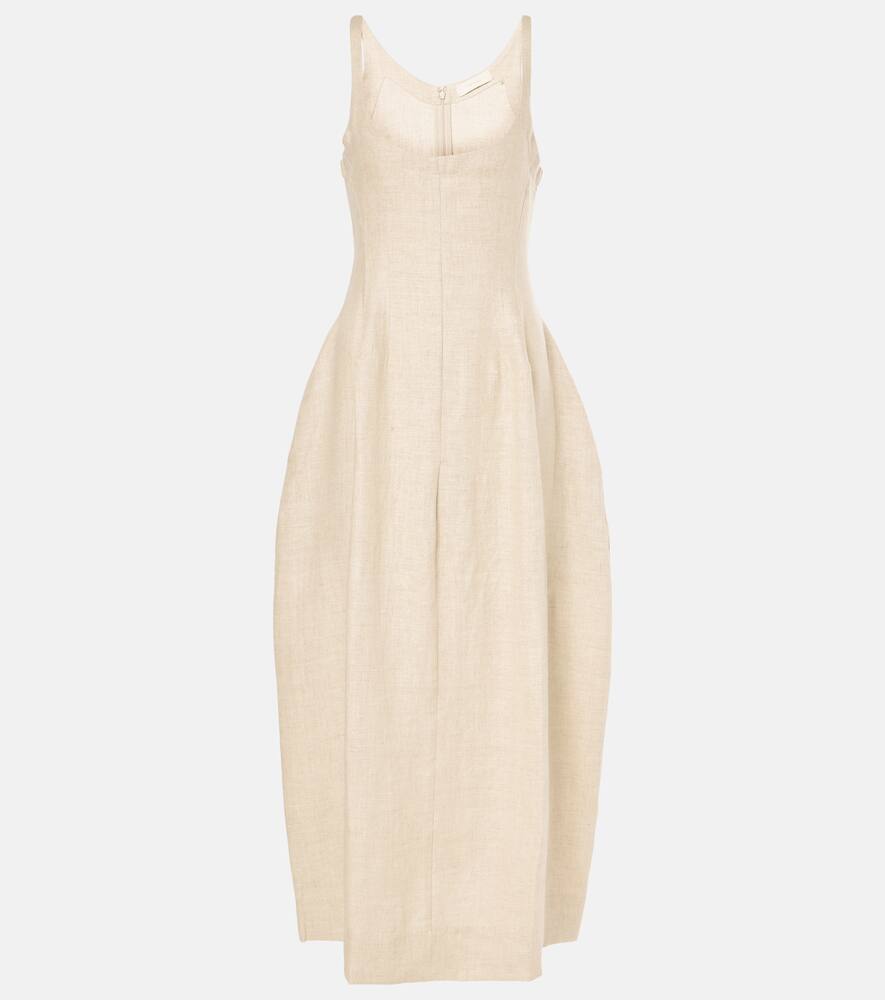 Faithfull Sanne linen corset dress