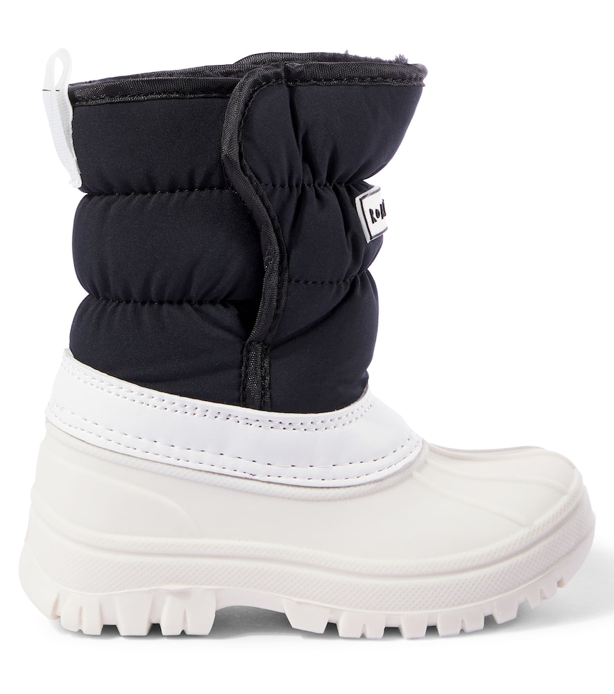 LOGO人造毛皮衬里雪地靴