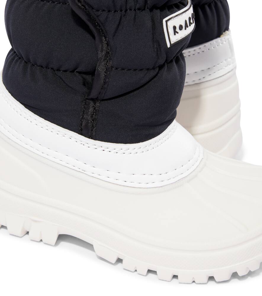 LOGO人造毛皮衬里雪地靴