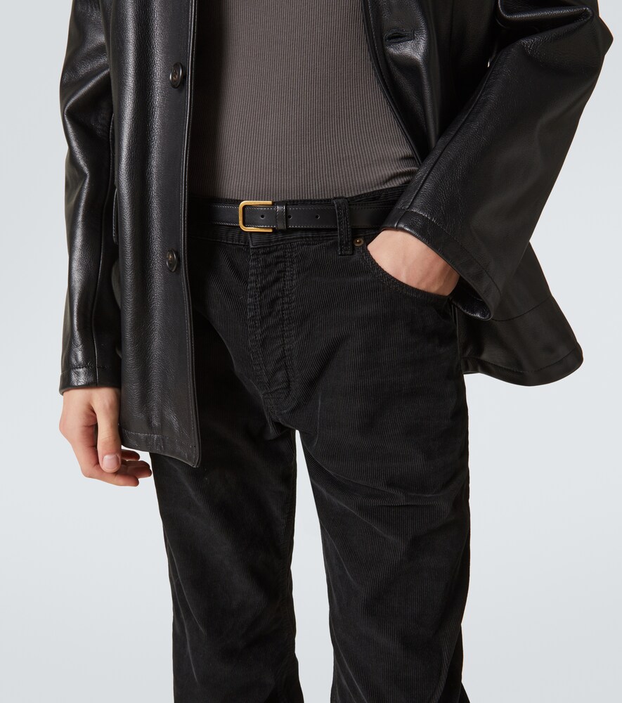  Saint Laurent Saint Laurent Leather Belt 