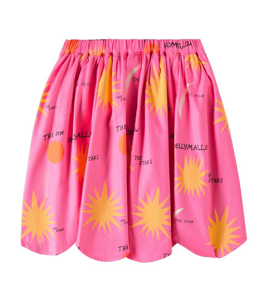 Jellymallow The Star Cotton Skirt In Pink