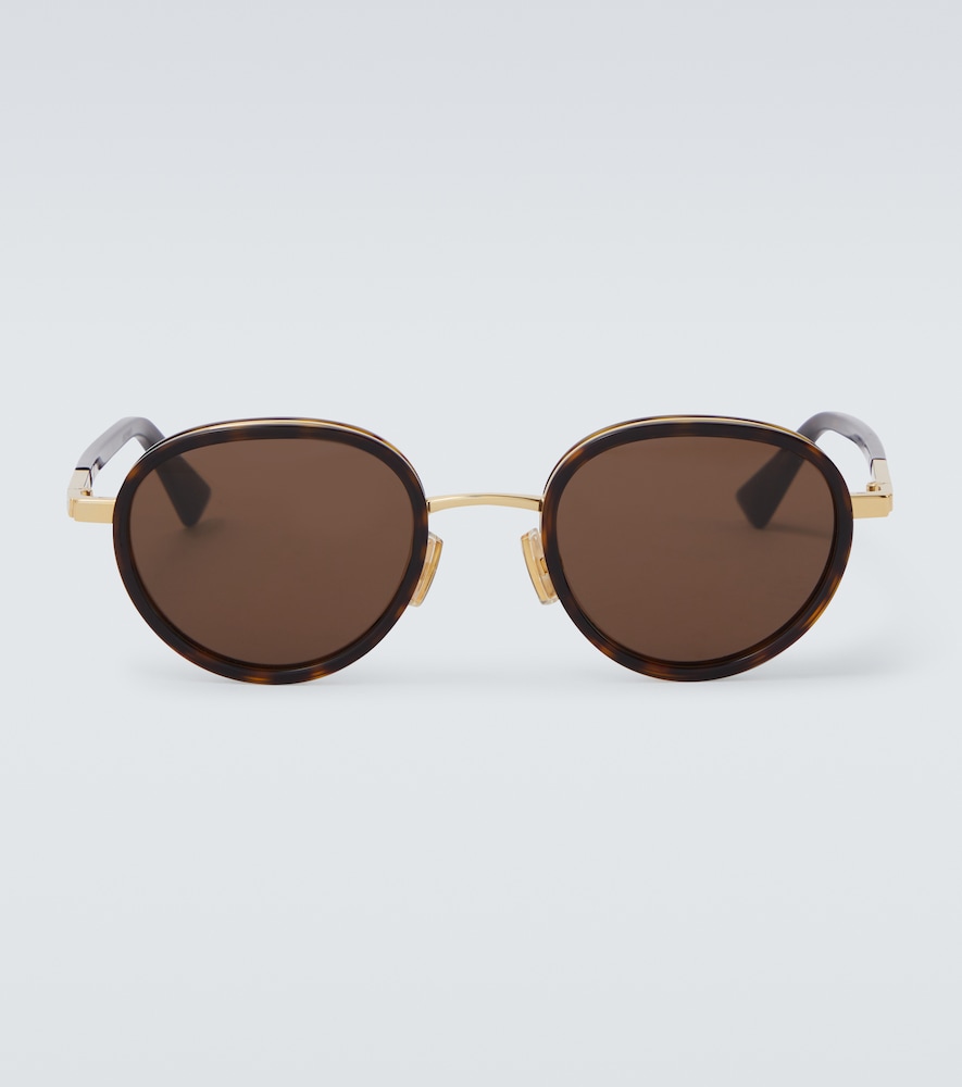 Bottega Veneta Forte Panthos round sunglasses