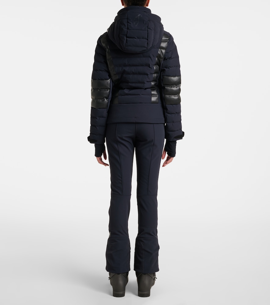 Lisbeth Faux Leather-Trimmed Ski Jacket