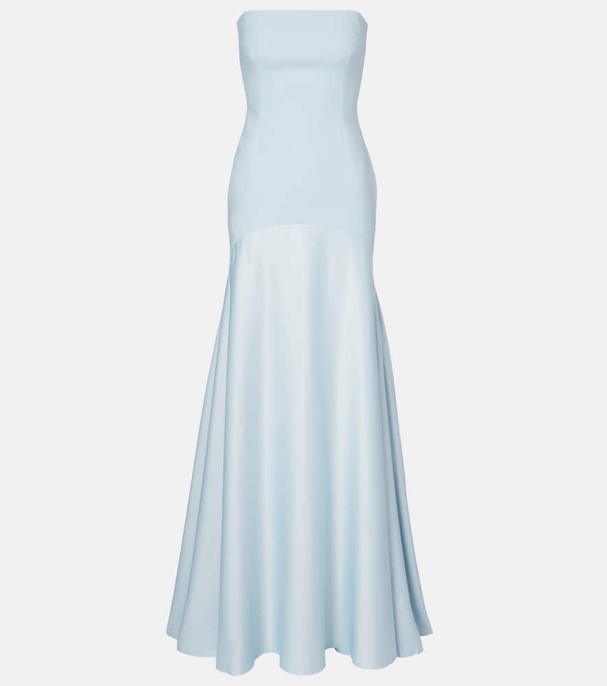 Alessandra strapless gown