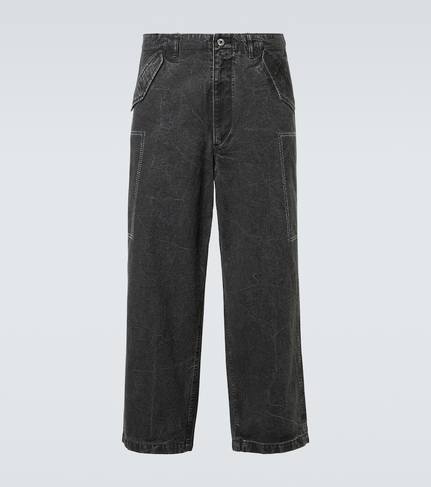 A. Presse M51 Custom wide-leg jeans