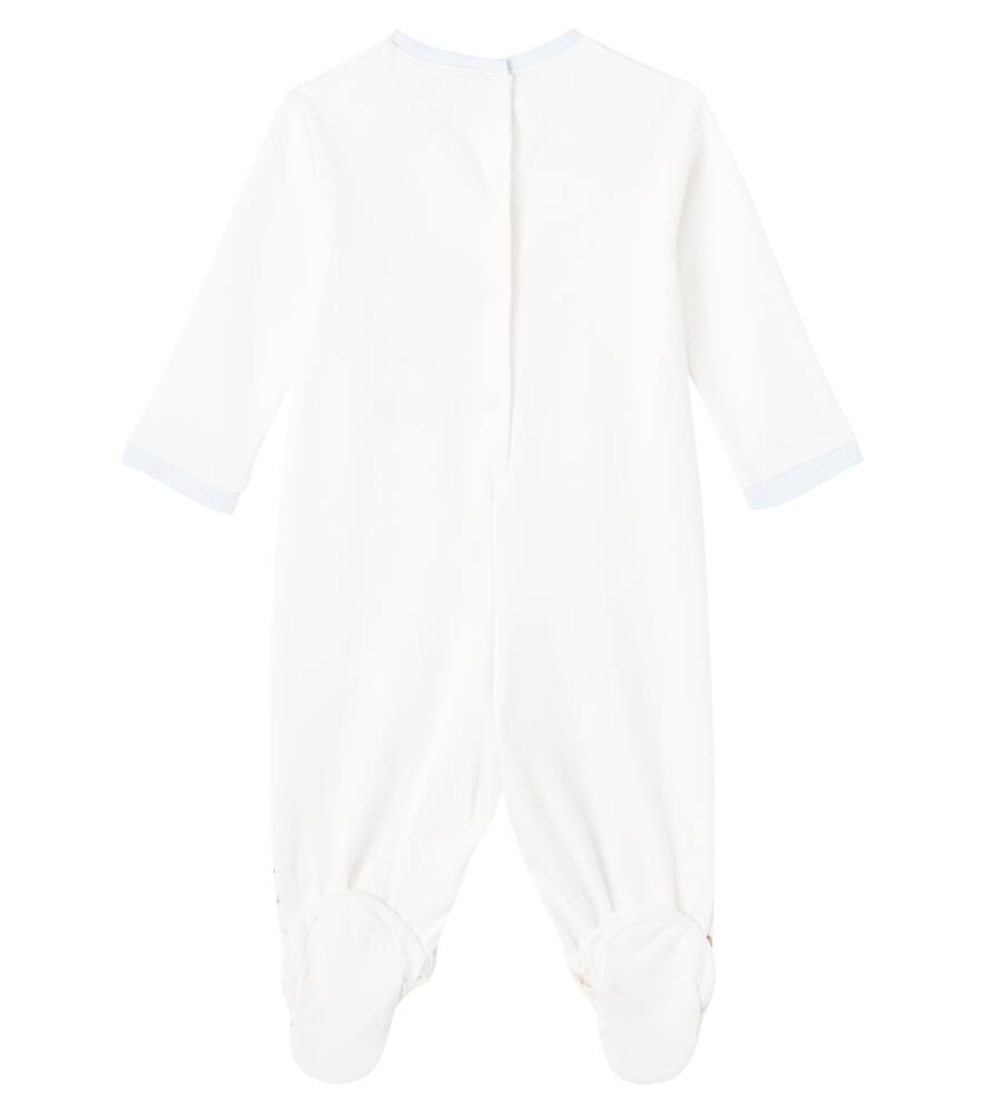 Monnalisa Baby Printed Cotton Onesie And Blanket In Multi