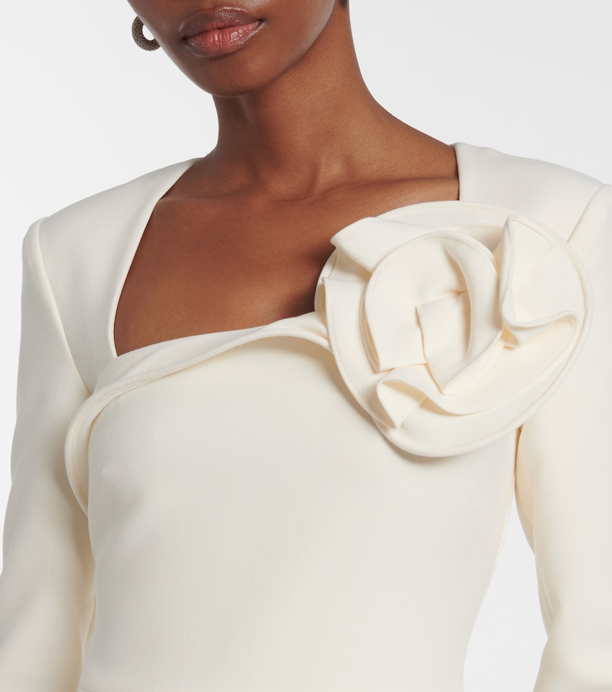  Roland Mouret Roland Mouret Midikleid Aus Crêpe 