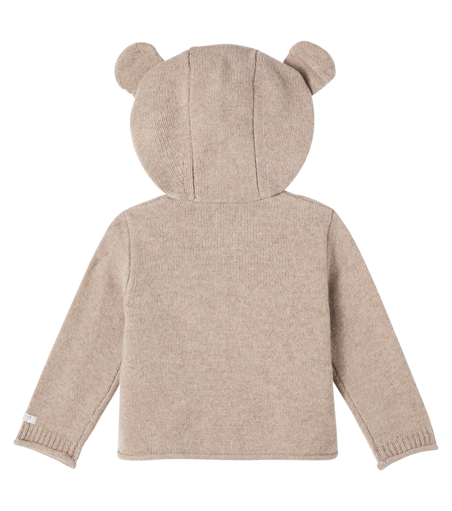 Donsje Baby Brittan Wool Cardigan In Neutral