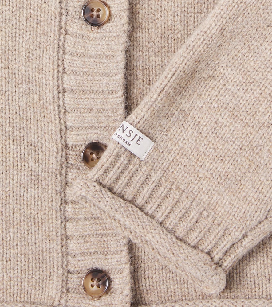 Donsje Baby Brittan Wool Cardigan In Neutral