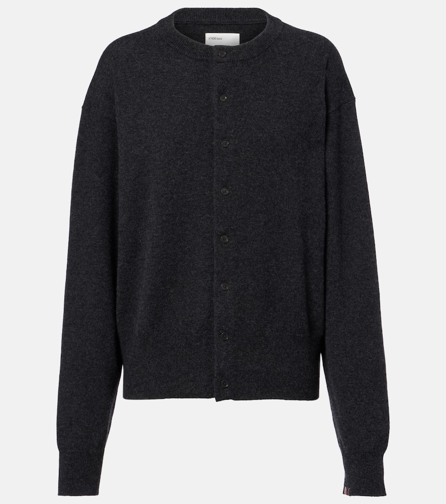 Extreme Cashmere N°436 Luce Cashmere-blend Cardigan In Black
