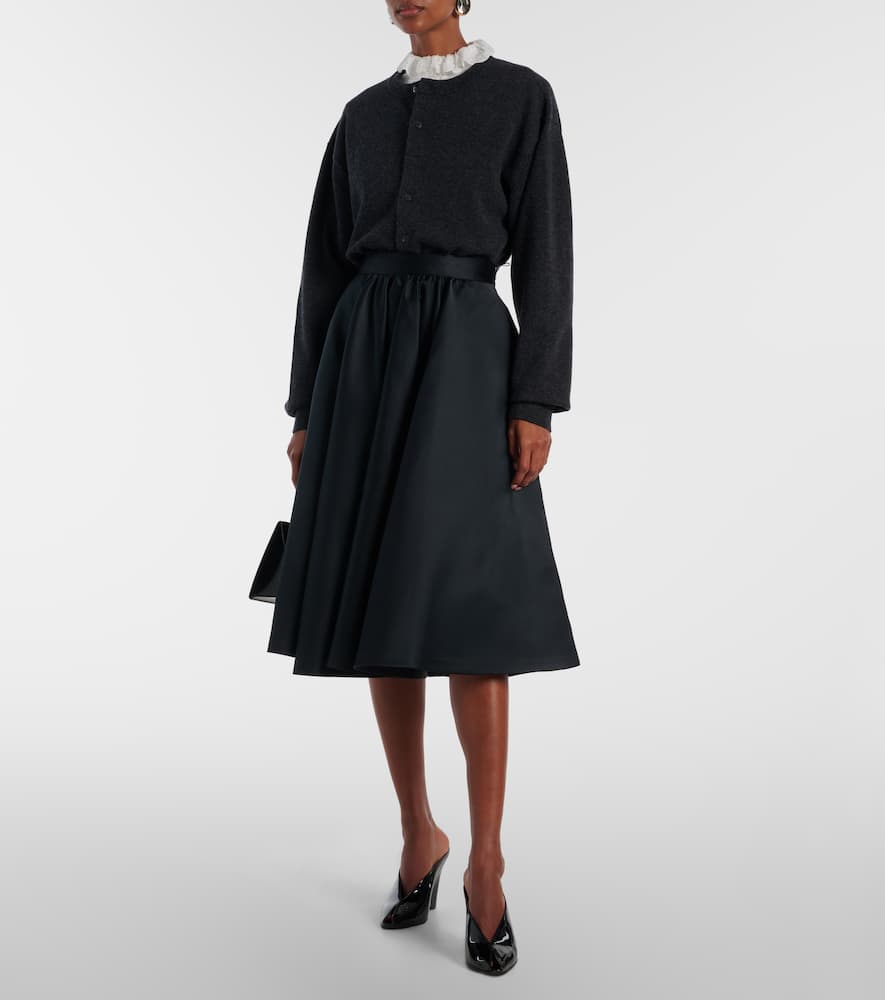 Extreme Cashmere N°436 Luce Cashmere-blend Cardigan In Black