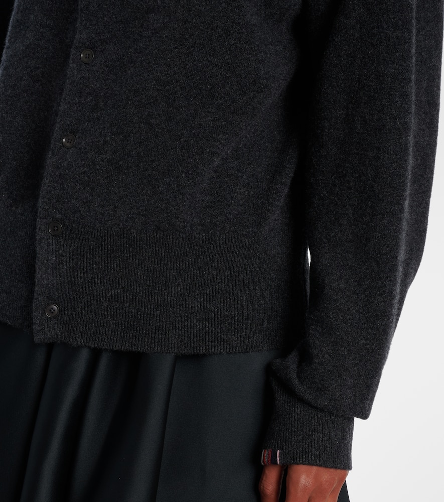 Extreme Cashmere N°436 Luce Cashmere-blend Cardigan In Black