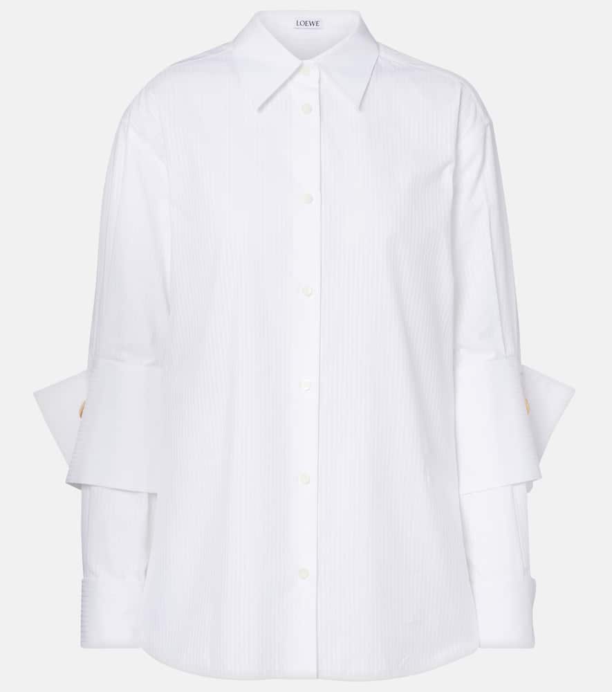 Loewe Cotton Poplin Shirt In White