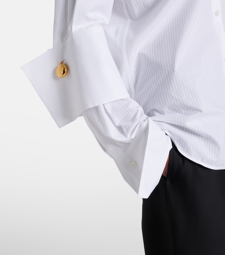 Layered Cotton Poplin Shirt
