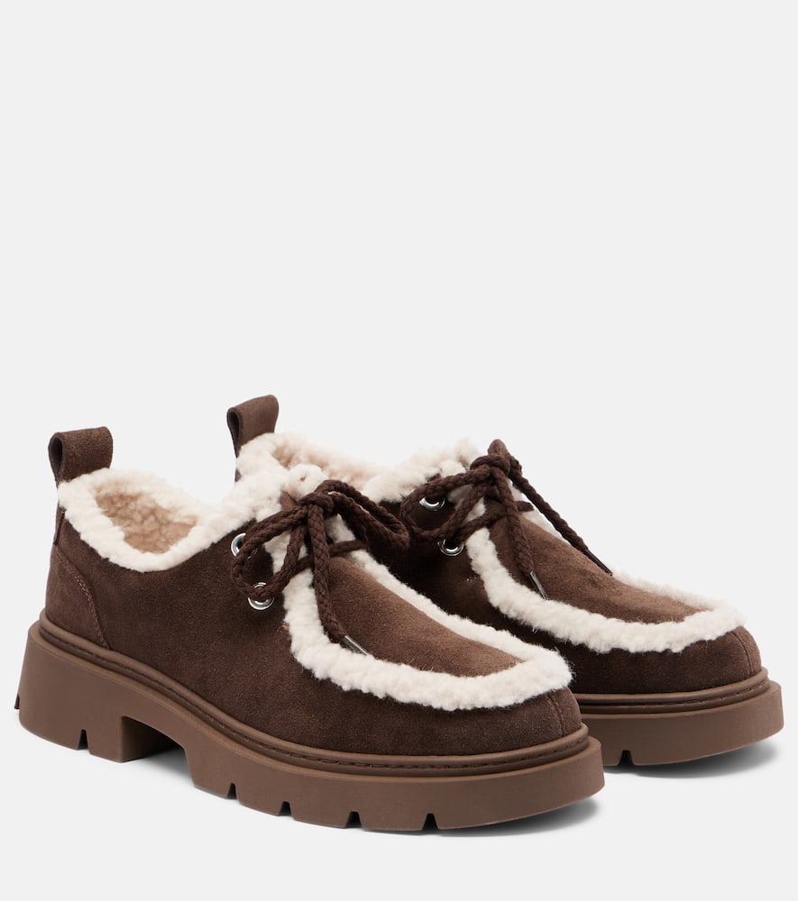 Inuikii Mocabee Suede Loafers In Brown