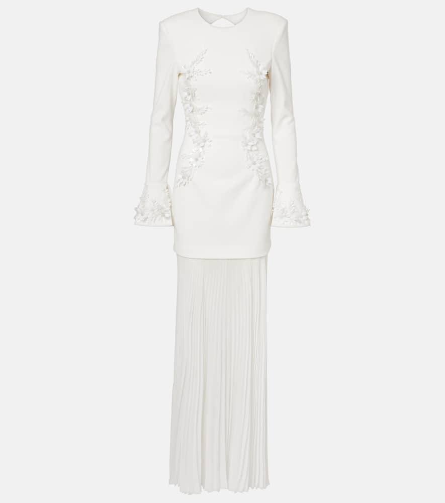 Rebecca Vallance Xanthe Long Sleeve Gown In White