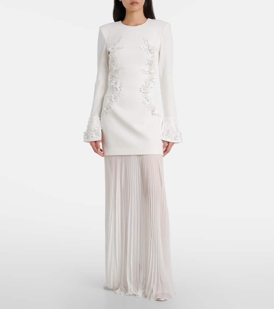 Rebecca Vallance Xanthe Long Sleeve Gown In White