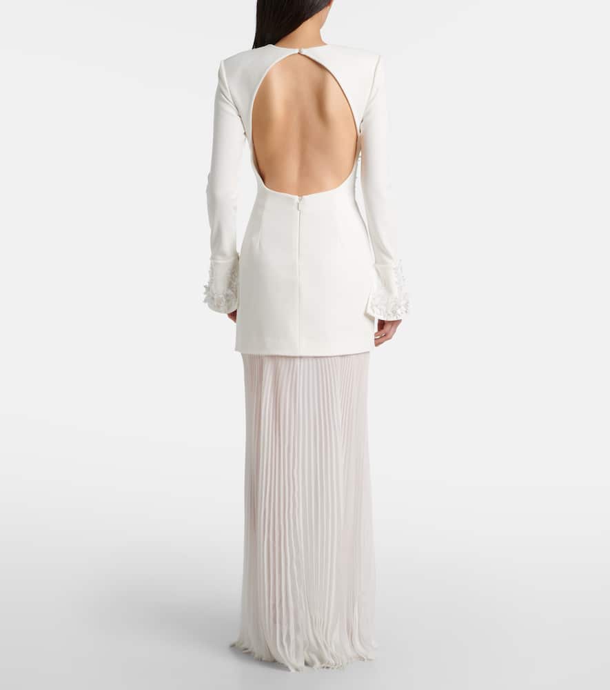 Rebecca Vallance Xanthe Long Sleeve Gown In White