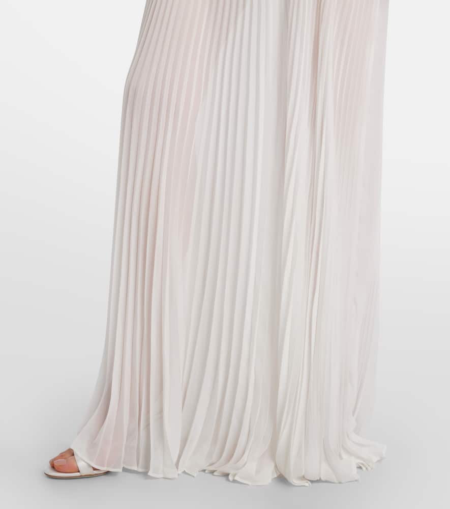 Rebecca Vallance Xanthe Long Sleeve Gown In White