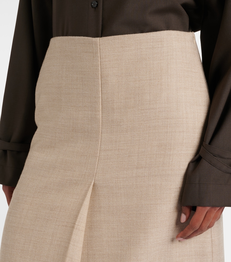  Joseph Joseph Duggan Virgin Wool Midi Skirt 