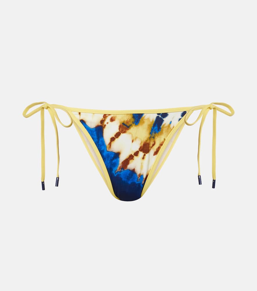Alemais Alémais Martine Dyed Bikini Bottoms In Blue