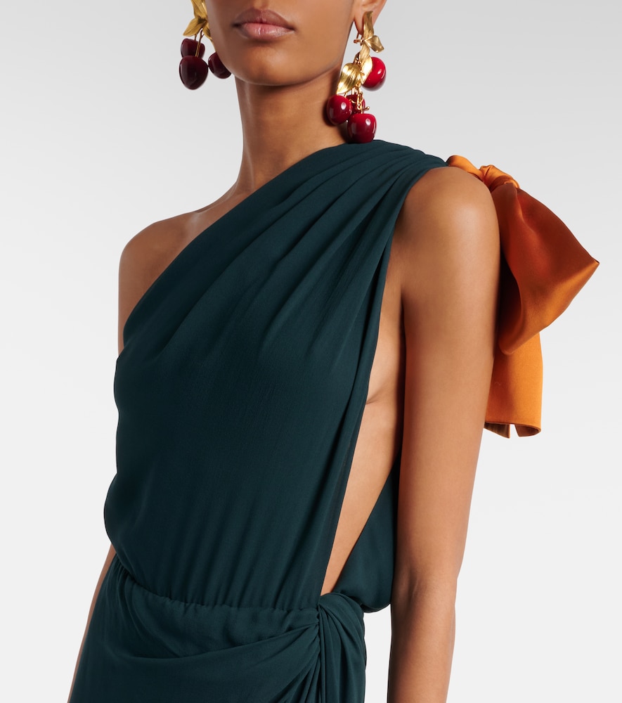  Saint Laurent Saint Laurent Silk Chiffon Gown 