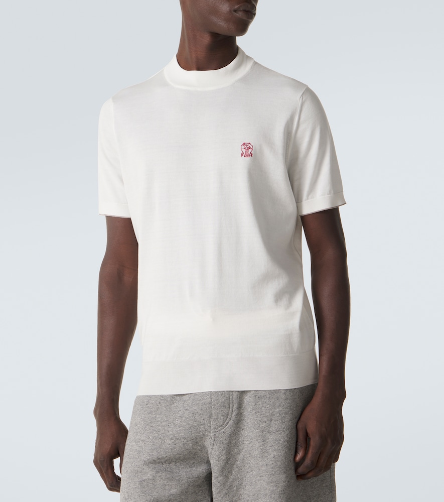  Brunello Cucinelli Brunello Cucinelli T-shirt Aus Baumwoll-jersey 