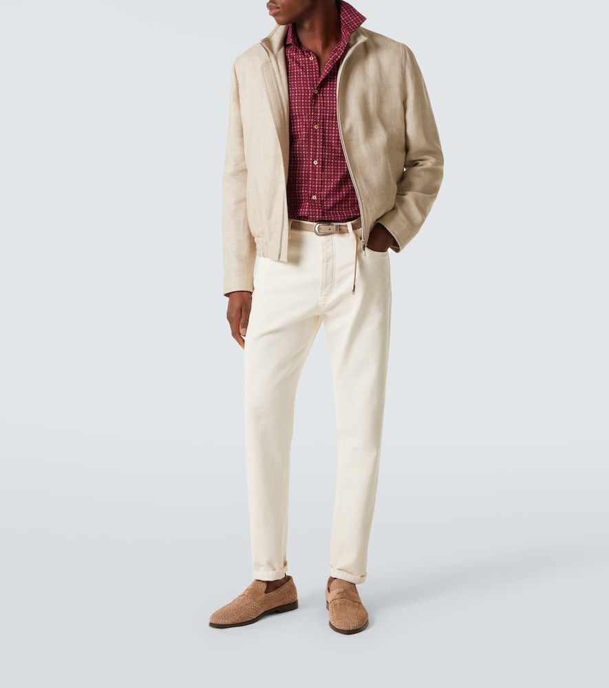  Brunello Cucinelli Brunello Cucinelli Mid-rise Straight Jeans 