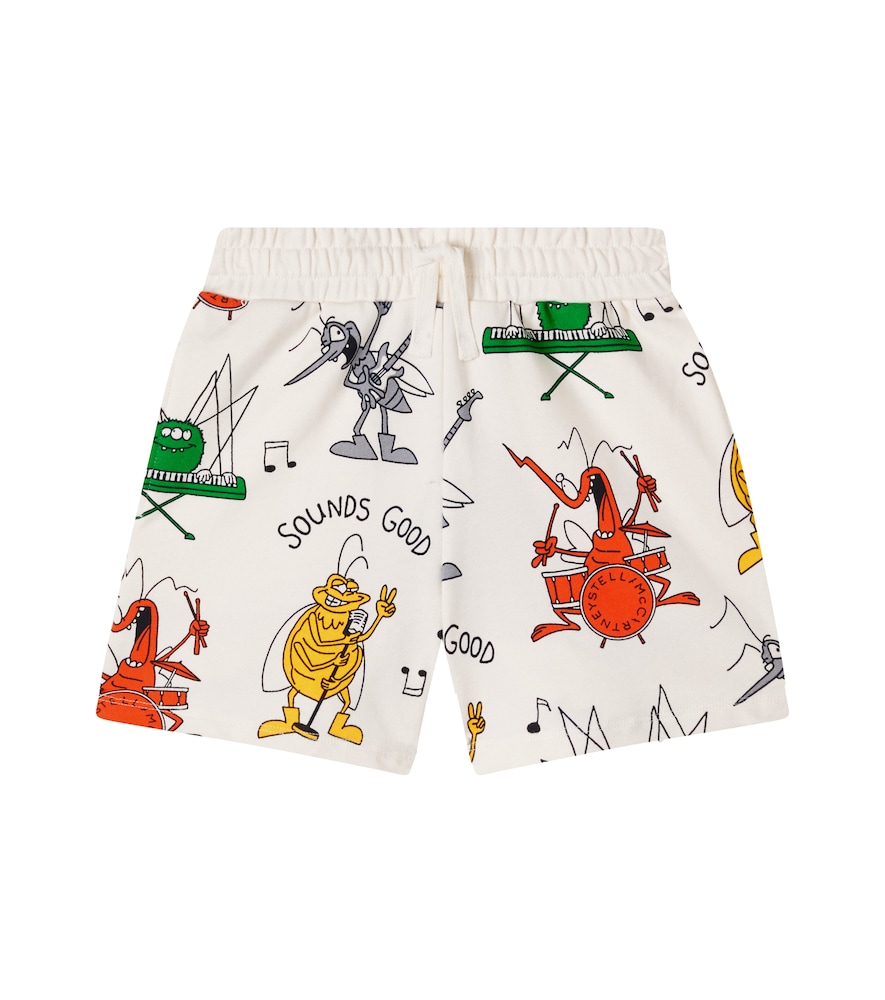 Stella McCartney Kids Printed cotton jersey shorts　Stella McCartney Kids プリント コットンジャージー ショーツ Stella