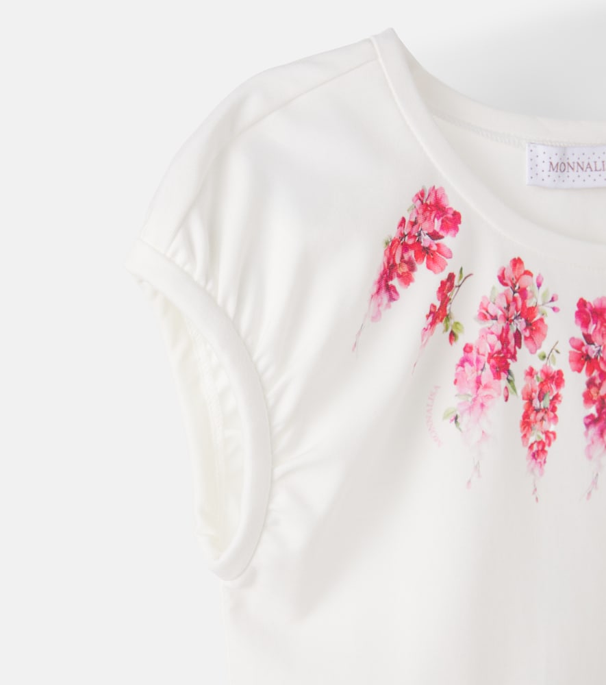  Monnalisa Monnalisa Bedrucktes Top Aus Jersey 