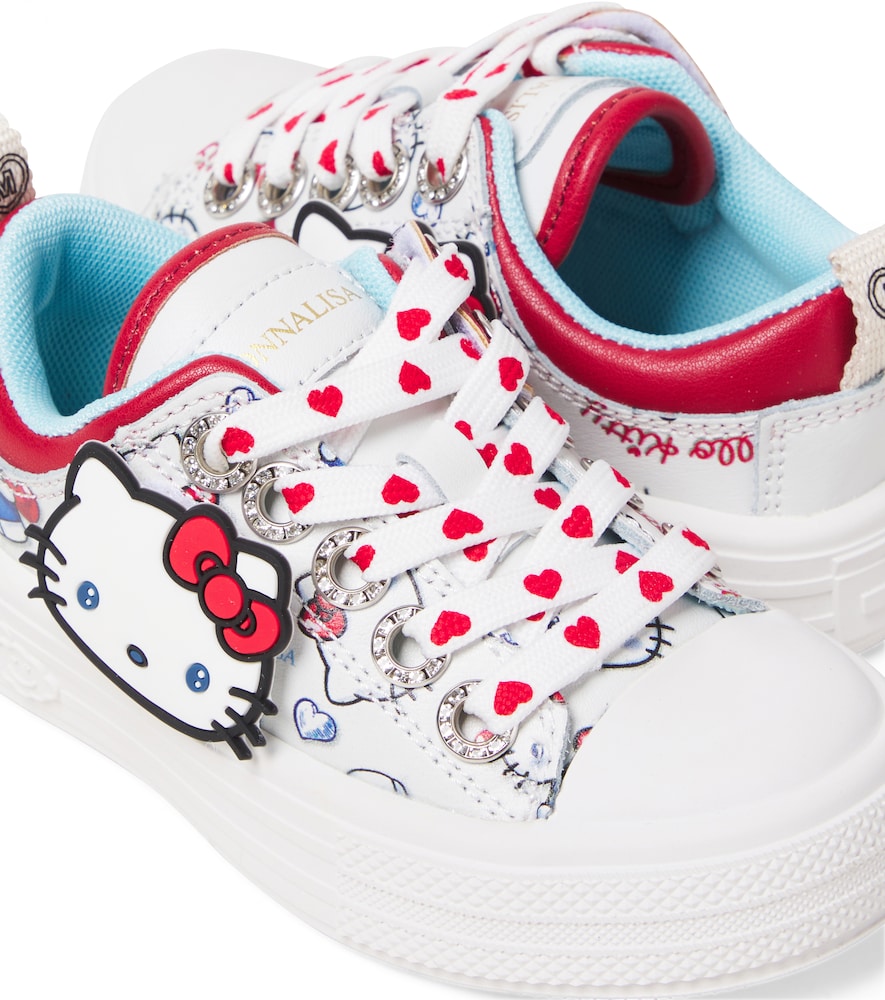  Monnalisa Monnalisa X Hello Kitty Sneakers Mit Leder 