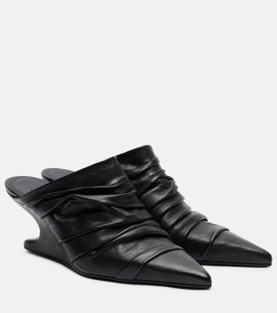 Rick Owens Mules Cantilever 60 en cuir