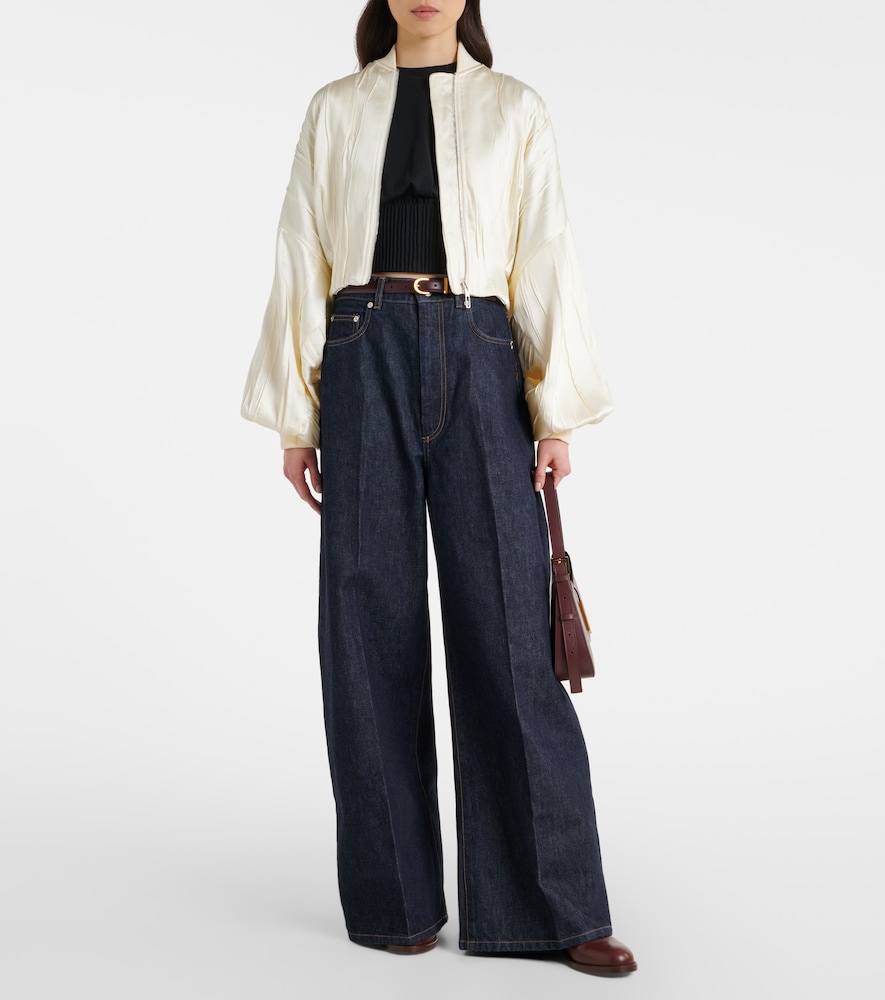 Sportmax Zorro cropped bomber jacket