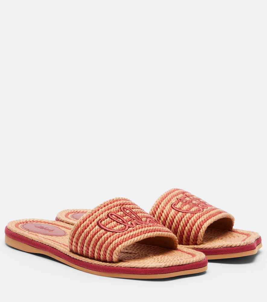 ChloÃ© Slides Sand con logo