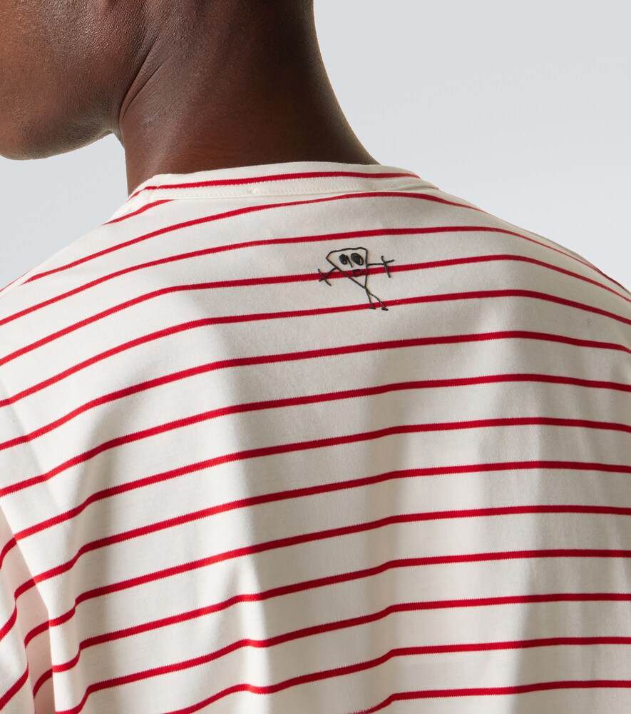  Plan C Plan C Striped Cotton T-shirt 
